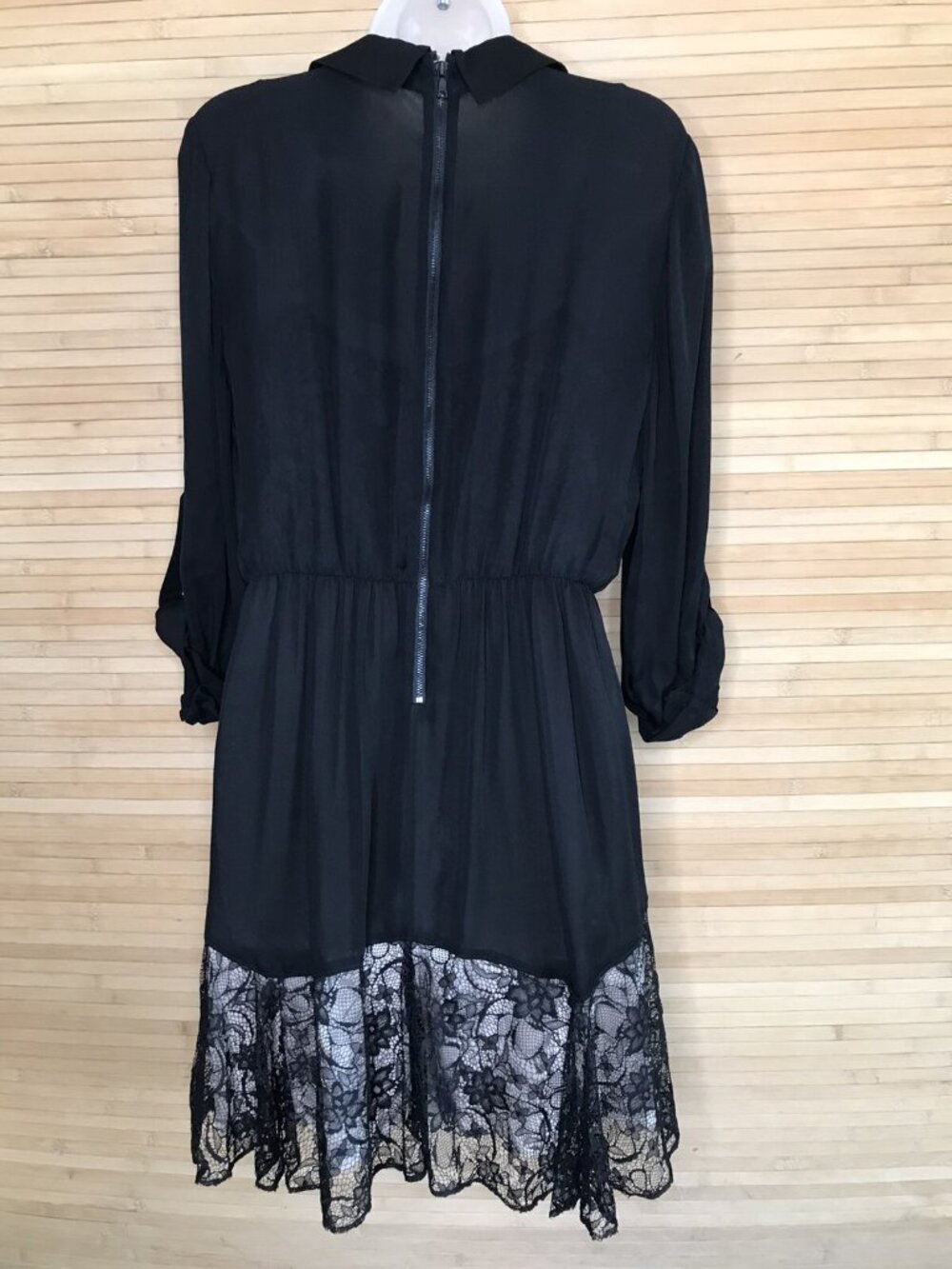 Alice + Olivia Raquel Button Down Shirt Dress 100% Silk Womens sz M Medium - Picture 8 of 9